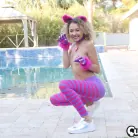 Allie Addison in 'Pied On Halloween'